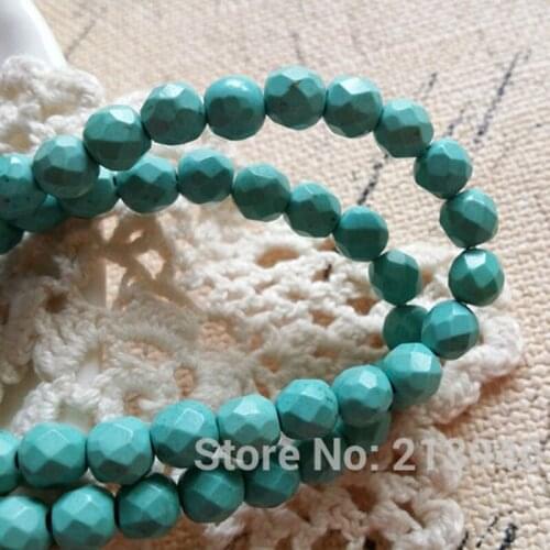 6MM 130Pcs/Pack Full-cut face Natural Semi-precious Stone Bead Loose Strands Jewelry Beads