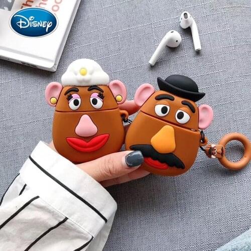 Toy Story Potato Couple Airpods12 Generation Apple Wireless Bluetooth Headset Silicone Case Anti-drop Headphone Shell