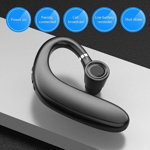 S109 V5.0 Bluetooth Wireless Earphone Handsfree Business Headset Drive Call Mini Wireless Earphone Earbud for xiaomi with MIC
