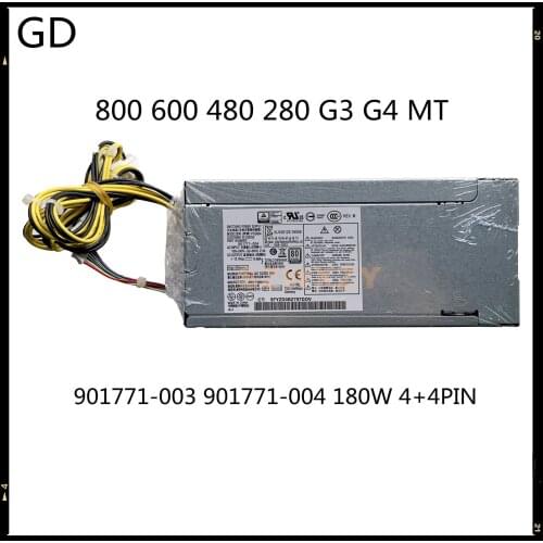 GD For HP 800 600 480 280 G3 G4 MT Power Supply 901771-003 901771-004 180W 4+4PIN DPS-180AB-25 A PCG004 Full Tested