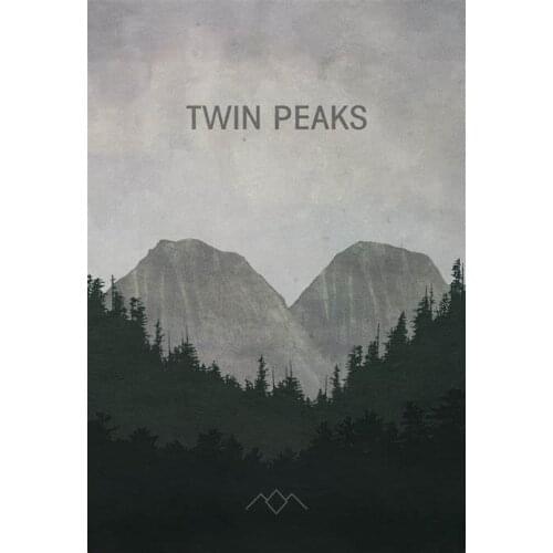 More Style Choose TWIN PEAKS Movie Film Print Silk Poster Home Wall Decor 24x36inch