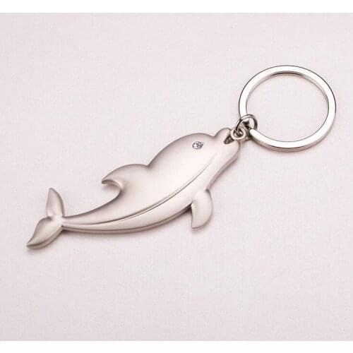 Dolphin keychain for women cute porpoise key chain key holder bottle opener keychain portachiavi llaveros hombre bag charm