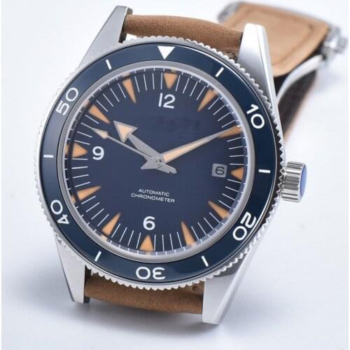 Top Brand Sport Design Sterile Dial Male Mechanical Automatic Watchse Sapphire Glass Ceramic Bezel Waterproof Watch Man Clock