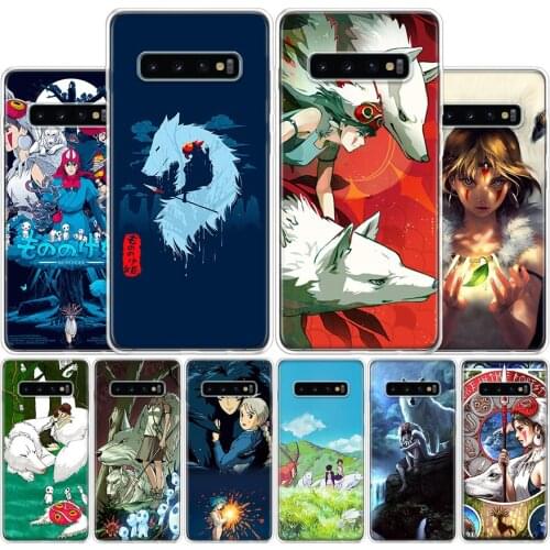 Princess Mononoke Phone Case For Samsung Galaxy A51 A71 A50S A30S A10 A20E A40 A70 M30S A01 A21 A6 A7 A8 A9 Plus + Cover Shell