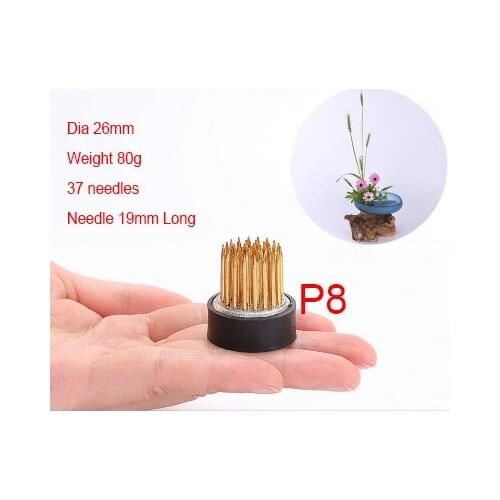 P8 Japanese ikebana flower holder fixed tools kenzans desktop Floral Shop Heavy kenzan