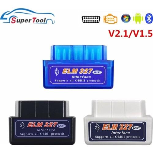 OBD2 Scanner ELM327 Bluetooth V1.5/V2.1 OBD 2 Auto Diagnostic Scanner OBDII ELM 327 WIFI/WI-FI V1.5 Diagnostic Tool Code Reader