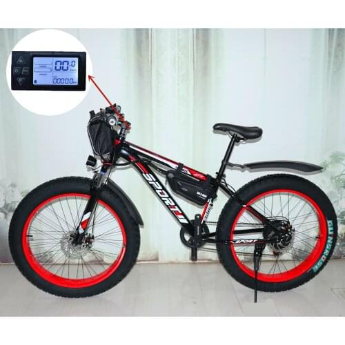 New electric snowmobile 48v2000w power mountain bike lithium electric bike power electric bike eBike electric bike electric fat