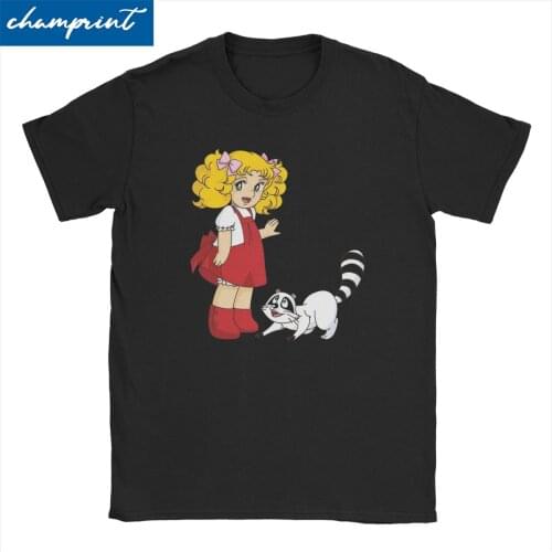Candy Candy Snow Capucin Men Women T Shirt Anime 80s Kawaii Manga Awesome Tee Shirt Short Sleeve T-Shirts Cotton Gift Clothes