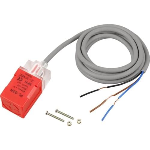 5mm Inductive Proximity Sensor Switch Detector NPN NO DC 10-30V 200mA 3-Wire PL-05N for 3D Printer Probe Bed Leveling MCU Board