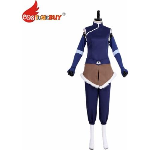CostumeBuy Anime Avatar: The Last Airbender Korra Cosplay Costume Adult Halloween Fancy Suit S-XXXL
