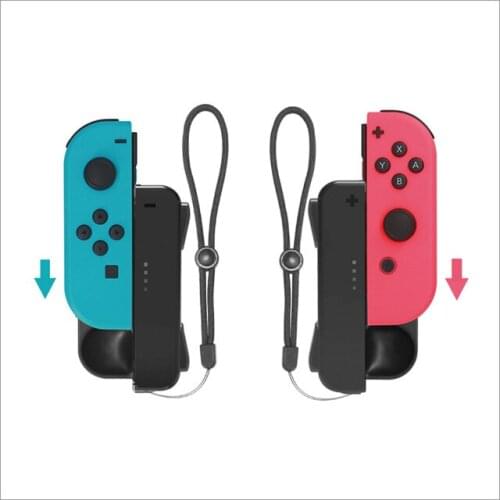 Mini Gamepad Charging Grip Charger Handle for Nintend Switch N-S Gamepad Game Controller USB Charger with 2 USB Charging Cable