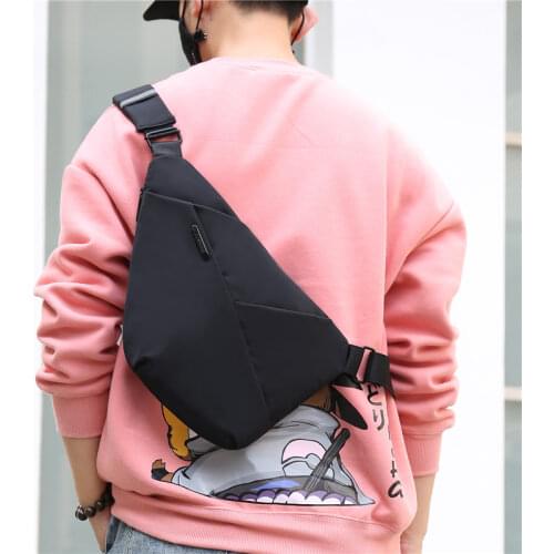 Fashion Chest Bag Black Chest Single Pack Female Male Cross Body Shoulder Bags Luxury Chest Waist Pack For Men Messenger Bag