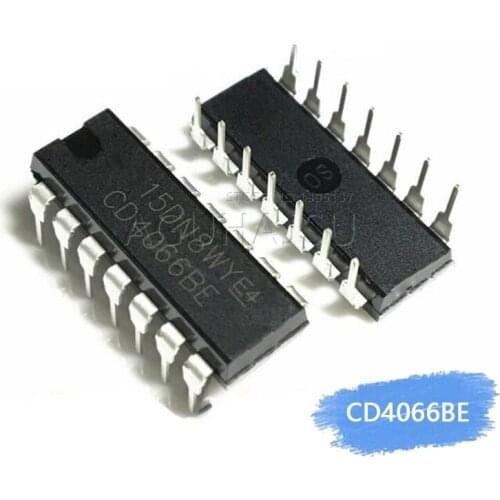 10PCS CD4066BE DIP14 CD4066 DIP 4066BE DIP-14 new and original IC