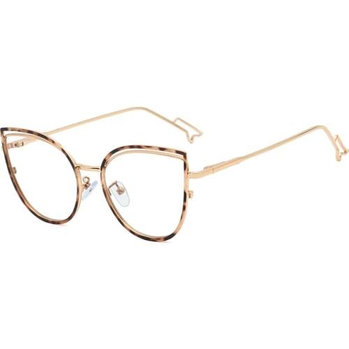 FENCHI Cat Eye Clear Computer Glasses Women Men Anti Blue Light Blocking Glasses Optical Gaming Eyewear