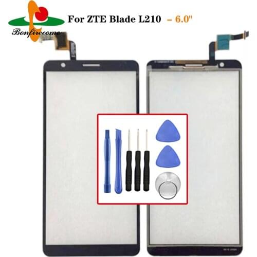 Original Touch Screen Panel For ZTE Blade L210 Touch Front Glass Sensor Digitizer Panel Lens