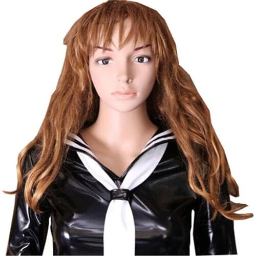 Glued Sexy Student Costume Long Sleeve Sailor Suit Role Playing Clothing Womens Dress