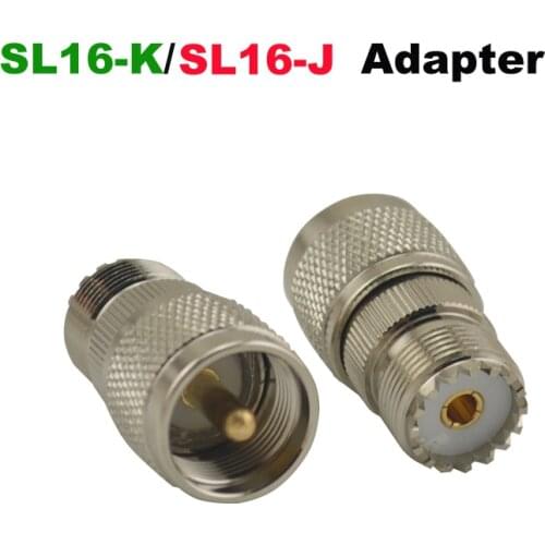 SL16-K (UHF SO239 Female)/SL16-J (UHF SO239 Male) jack RF Adapter