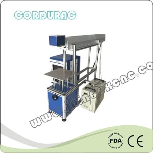 100W glass tube CO2 laser marking machine for Plastics Wood Acrylic leather Card