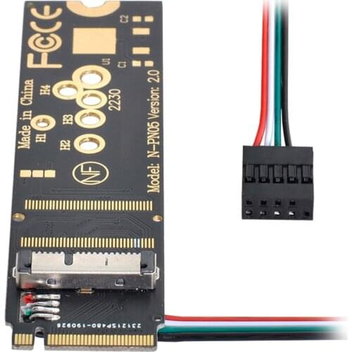 Chenyang BCM94360CD BCM94360CS BCM943602CS BCM94360CS2 6 Pin + 12 Pin WiFi Wireless Card to M.2 NGFF Key-M NVME SSD Adapter