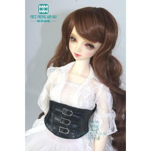 Black brown Roman curly hair wig for 1/3 1/4 1/6 BJD/SD doll Accessories