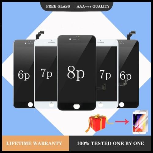 1 Piece Grade AAA+++ Replacement Touch Screen Digitizer Assembly LCD For iPhone 5 5S 6 6S 7 8 Plus Display