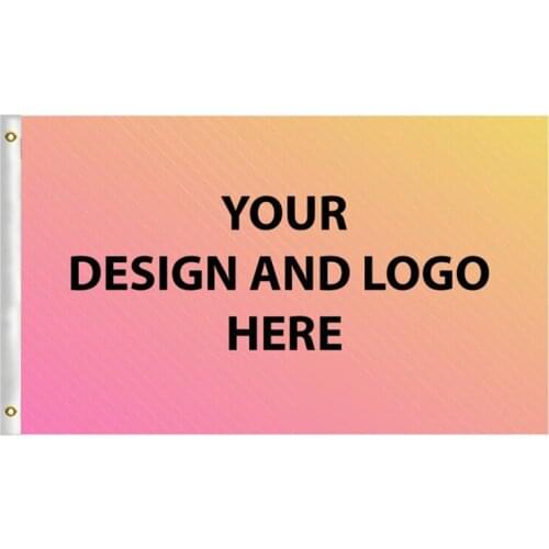Printing 100% Bleed Double sided 3X5 2X3 Flag Single Side Reverse Banner 100% Polyester Custom Logo Vivid Color High quality