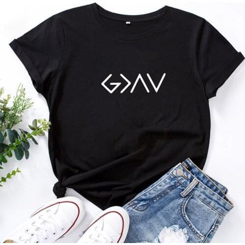 Personalized Pattern Printing T-shirt Woman O-neck Loose Short Sleeve Woman Tshirts Top Black Red Letters Graphic T Shirt Women
