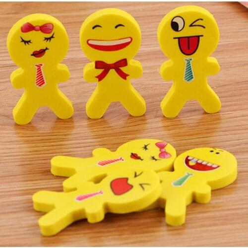 1pcs Erasers for Kids Cartoon Eraser Cute Stationery Eraser Novelty Erasers Prizes for Kids Student Painting Eraser Cute Gift