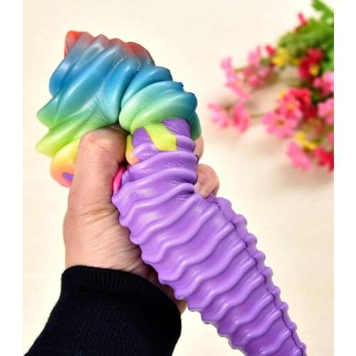 Simulated Ice Cream Cone Food Model Slow Rising Relieve Stress Kids Toy Gift