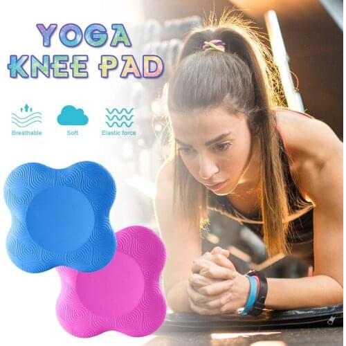 2pcs Yoga Knee Pads Cushion Mats Wrist Hips Hands Elbows Balance Support Protect Pad Fitness Exercise Sports Yoga Accessories