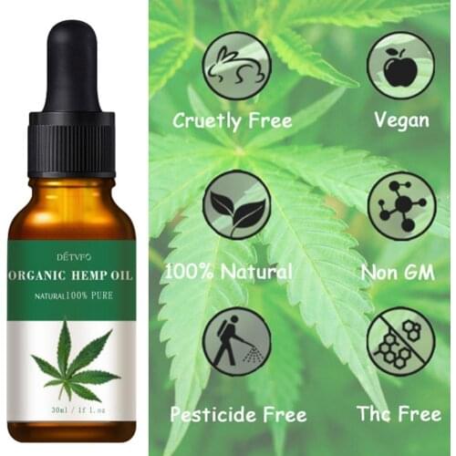 New Hemp Essential oil 100% Extract from Hemp Enrich Hemp elementals Bio-Drop for relax mind and sleep well anti-anxiety