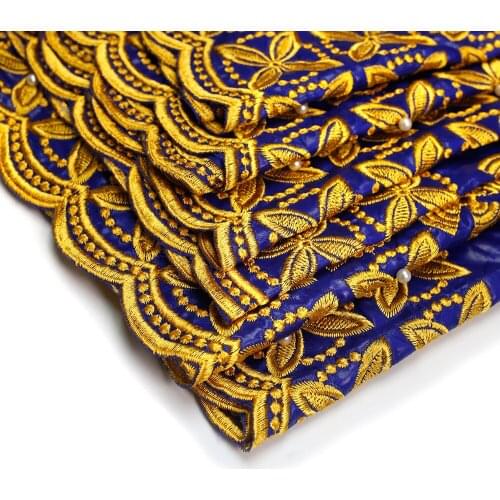 New arrival african bazin riche brocade 2021 nouveau high quality guinea brocade fabric french lace fabric 5+2yards/lot