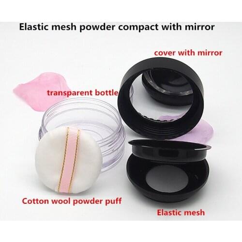 Empty Air Cushion Puff Box Portable Cosmetic Makeup Case Container with Powder Sponge Mirror for BB Cream Foundation