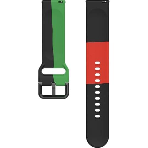 20mm Universal Strap Adjustable Silicone Bracelet Watch Bands Strap for Samsung Galaxy Watch R500/Active 2 Wrist Band