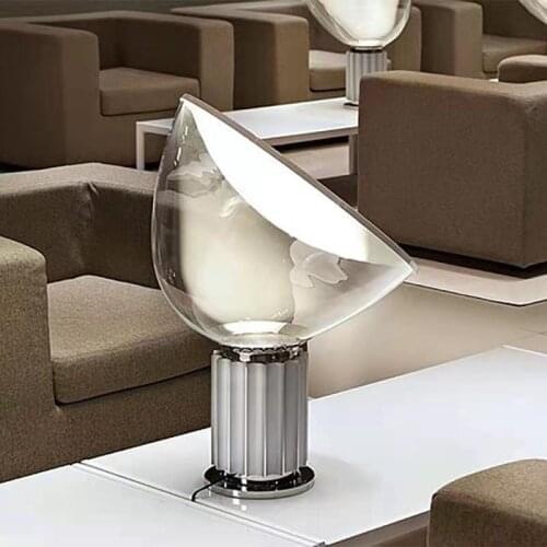 Nordic Glass Shade LED Table Lights Radar Desk Lamps Decoration Lamp Satellite Lamp Bedroom Bedside Lighting Table Lamp Flexible