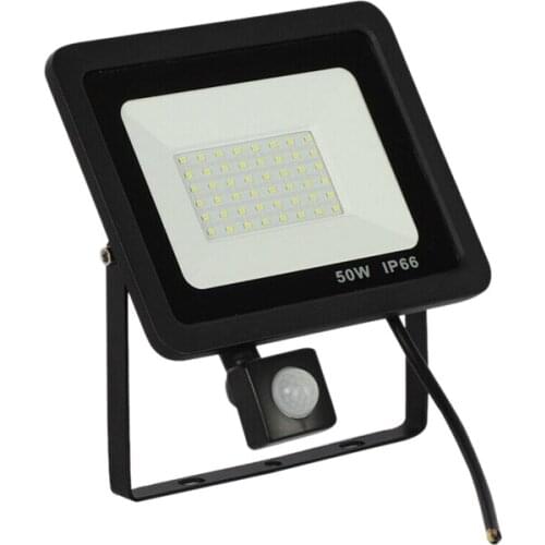 50W LED Flood Light 220V Motion Sensor Outdoor Security Spotlight Waterproof CNIM Hot