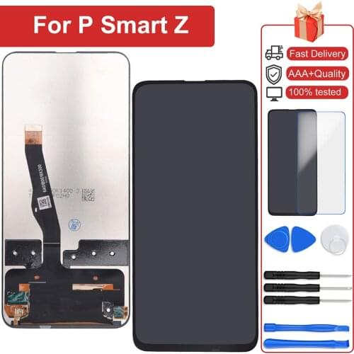 AAA+++ 6.59“ STK-LX1 LCD Display For Huawei P Smart Z LCD Screen Replacement Assembly Digitizer Touch Y9 Prime 2019 Pantalla
