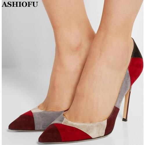 Женские туфли на шпильке ASHIOFU China At AliExpress