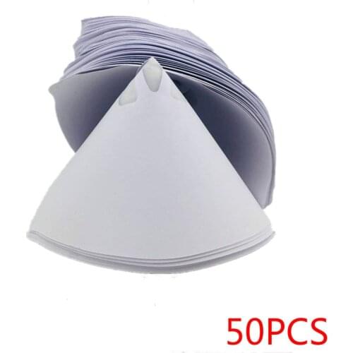 Paper filter paint cone filter strainer cone filter disposable filter paper paint funnel 50pcs