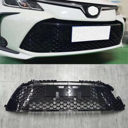 CEYUSOT For Toyota New Corolla Front Bumper Car Grille The Improved Front Black Grilles ABS Decorative Cover Euro Corolla 19 20