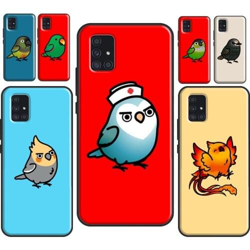 Chubby Bird Case For Samsung A51 A71 A11 A31 A41 A20e A21S A01 A02S A50 A40 A70 A12 A52 A72 A32 Cover