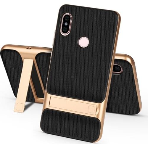 Mobile Phone Case for Xiaomi Redmi Note 5 Pro Note5 5Pro Global Version Back Cover Kickstand Full Protective RedmiNote5 Note5Pro