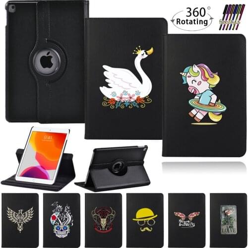 Tablet Case for IPad 7th 8th 10.2"/Mini 4 5 /IPad 2 3 4 Fundas PU Ultra Slim Wake Smart Cover Case for IPad 5th 6th Generation