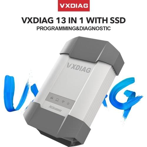 VXDIAG For all models Allscanner 13 IN 1 For Ford IDS For BMW ista For VW/Audi/GM For Benz Xentry obd2 diagnostic tool with SSD