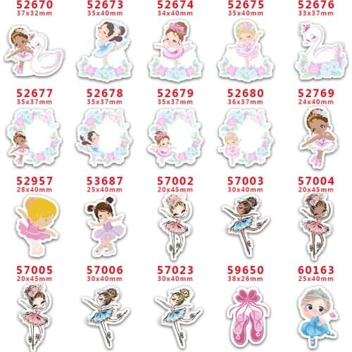 DIY Decoration Crafts Accessories 30Pcs Per Cartoon Character Planar Resin PR59650