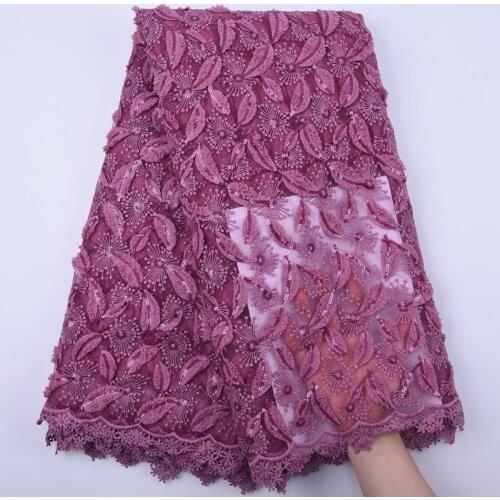 Dubai Design Sequins Lace Fabric Nigerian Tulle Lace Fabric 2020 High Quality Africa Milk Silk Lace Fabric For Women Dress