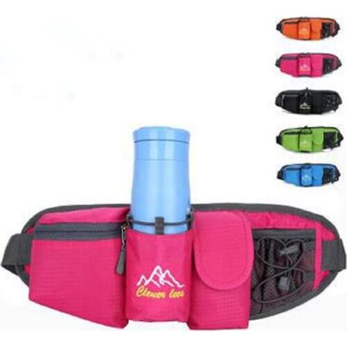 Multifunctional outdoor sports water bottle package Mountaineering Travel Mobile Phone Bag