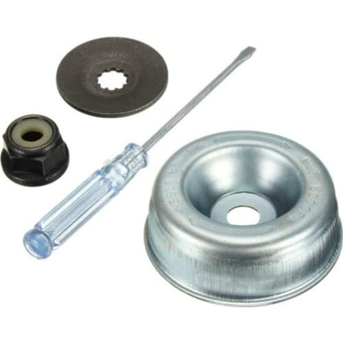 Set of 4Pcs Gardening Machine Lawnmower Blade Adapter Attachment Maintenance Kit for STIHL String Trimmer Fixing Brush Cutter
