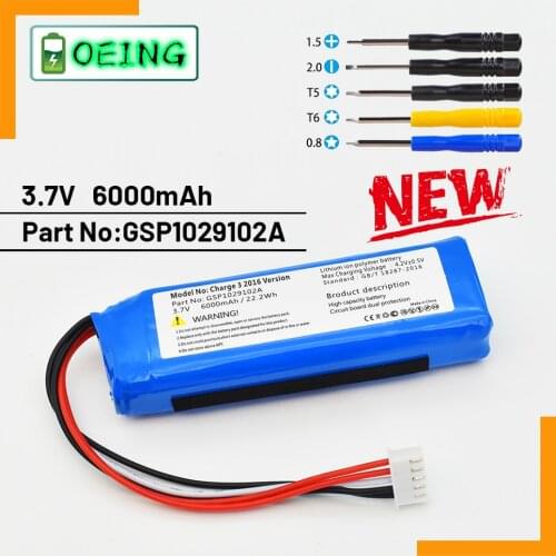 NEWEST 100% original Battery standard gsp1029102a for JBL charge 3