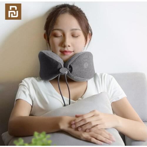 Original Xiaomi Mijia LF Neck Massage Pillow Neck Relax Muscle Therapy Massager Sleep pillow for office Mi home and travel
